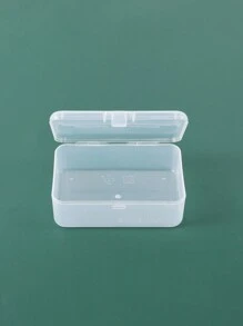 1/3pcs Rectangular Transparent Storage Box