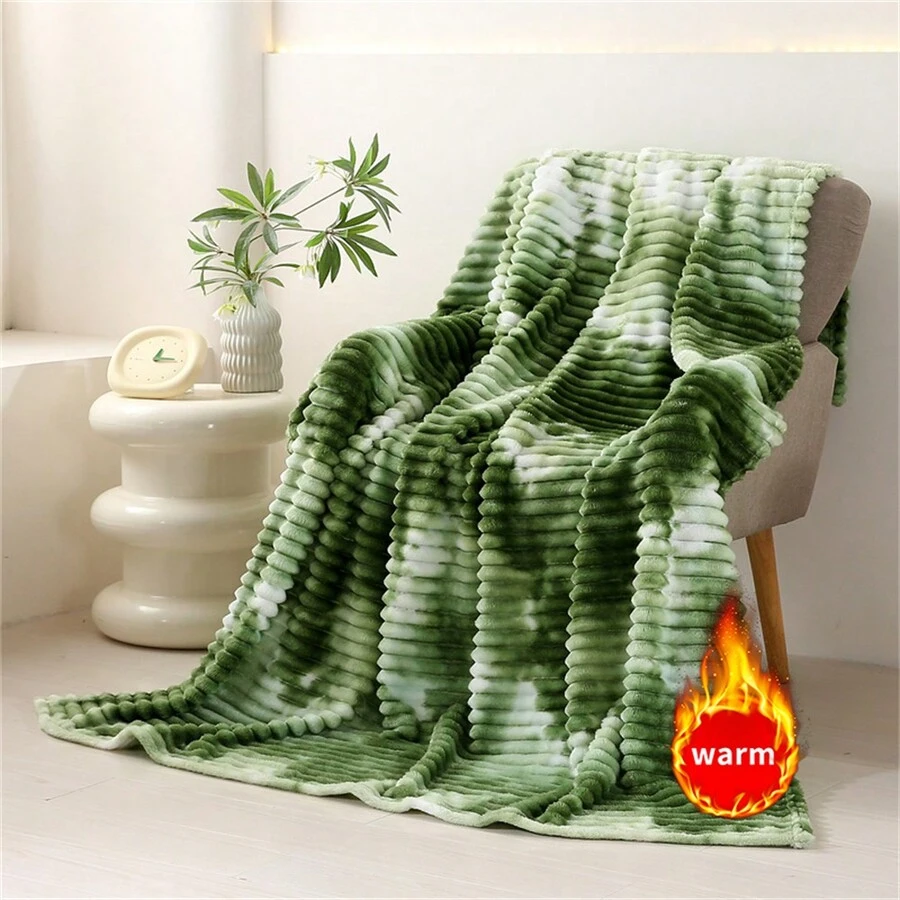 1入新品抱枕毛毯，溫暖舒適，超柔軟和豐盈，適用於床上、沙發上的保暖毯子-溫暖舒適的仿法蘭絨毛毯，輕盈舒適的毛茸茸毯子，適用於女性、男性和兒童