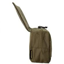 Tactical Drop Pouch 500D Nylon Sub Abdominal Carrying Kit Bag Hook And Loop Attached Tactical Abdomen Expand Storage Bag Loop Panel For Tactical Vest Chest Rig - Coffee Brown - View 5