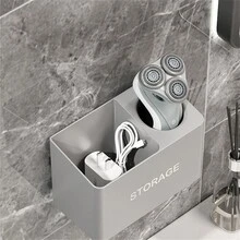 1入組牙刷架收納組織器，極簡風牙刷架浴室配件 - 彩色 - 查看 6