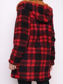 Women Winter Coats - Rust Brown - View 3