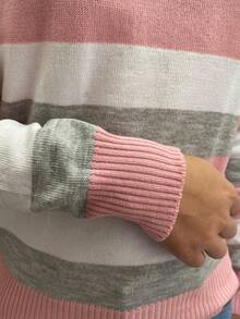 Women Sweaters - Màu Hồng baby - Xem 5