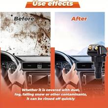 11 PCS Front Windshield Washer Nozzle Kit, Universal Car Windshield Sprayer Nozzle, Automotive Windshield Fluid Hose Replacement Windshield Wiper Nozzles, Fit For Most Cars