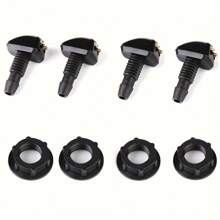 11 PCS Front Windshield Washer Nozzle Kit, Universal Car Windshield Sprayer Nozzle, Automotive Windshield Fluid Hose Replacement Windshield Wiper Nozzles, Fit For Most Cars
