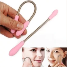 2 Stück Gesichtshaarentferner für Frauen, Gesichtshaarentfernungswerkzeug, sanfter Gesichtsepilierer, Körperhaarentferner für Männer und Frauen, Haarpflege und Zubehör für Frisörsalon Schönheit Reisenotwendigkeiten