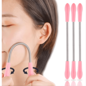 2개 여성용 얼굴 제모기, 얼굴 제모 도구, 부드러운 얼굴 제모기, 남녀용 바디 제모기, 미용실 미용실 여행 필수품을 위한 헤어 제품 및 액세서리