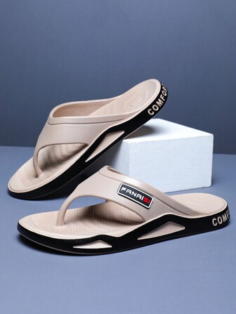 Summer Men's Breathable Sports Slippers, New Outdoor Hiking Walking Beach Shoes, College Fashion Comfortable Street Style Flip Flops