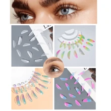 PERMANIA Self-Adhesive Eyelash Curling Silicone Pad, Lash Lift Pads, Super Soft And Reusable - White - View 1