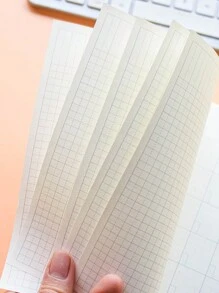 1pc 60-Sheet Daily Planner Notebook, Simple Style Learning Check-In Schedule, Time Record, Coil-Bound Notebook