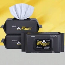 80pcs/Pack Shoe Cleaning Wipes For Various Types Of Shoes, Convenient For Your Daily Life - Multicolor - View 1