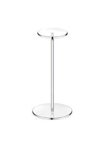 Acrylic Hat Stand And Wig Display Rack,Clear Hat Stands For Display, Adjustable Height Hat Holder, Square Barbell Base Display, Hat Rack Stand For Display Jewelry Watch Helmets  Baseball Cap Stand (Transparent)  Decorations   Autumn Decor Festival Decor Room Decor Home Decor Fall Decor Bedroom Decor