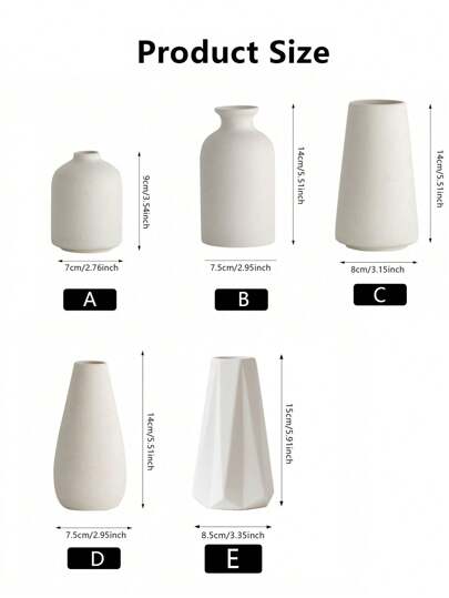 1PC Wit Mini Ceramics Vase Nordic Creative Flower Home Living Room Tafel Bottle Crafts Wedding ation Birthday Graduation Back To School Supplies Glass view 2