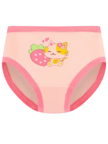 Young Girl 8pcs Soft Comfortable Cute Cartoon Pattern Casual Triangle Style Underwear - Multicolor - View 8