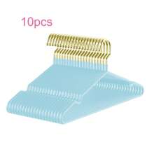 60/30/10/5/1 Packung Elegante geriffelte Metallbügel, rutschfestes nahtloses Design, stabil und langanhaltend - geeignet für Hemden, Röcke und Hosen - für Zuhause und im Studentenwohnheim, Urlaubsgeschenk, Weihnachtsgeschenk