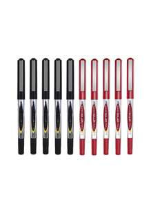 12pcs Black/Blue/Red Signature Gel Pen, Writing Fountain Pen Bullet Ballpoint Pen For Calligraphy Practice Exam, Direct Liquid Ballpoint Pen For Smooth Writing School Supplies Markers School Supplies For School Cute Pens Office Supplies