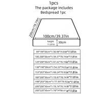1 pieza Sábana ajustada impresa [Funda de almohada no incluida]