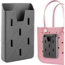 1 件硅胶手机收纳袋、沙滩包配件、手机支架、挂袋、多用途旅行收纳袋、现代时尚、易于清洁 - 彩色 - 查看 12