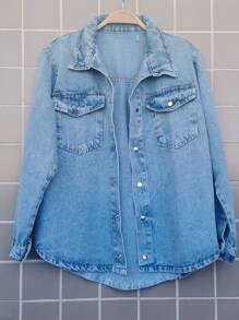 Women Jackets - 藍色8274 - 查看 1