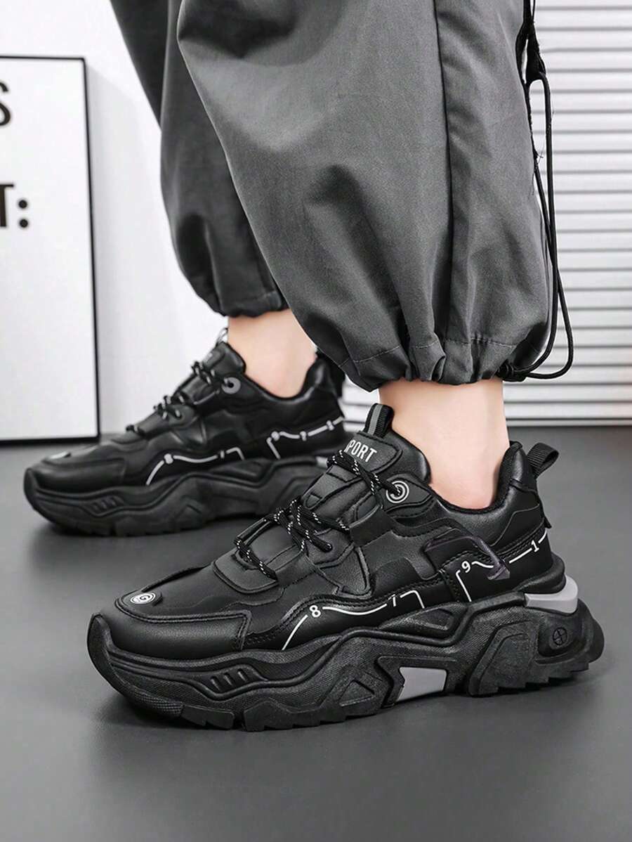 Nouvelles Chaussures De Sport Pour Homme, Chaussures Occasionnelles Pour Écoliers En Noir/blanc, Chaussures De Travail Et De Trajet, Chaussures De Course Respirantes En Maille