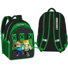 MOCHILA MINECRAFT 42CM - Mochila Licencia Oficial - Diseño Único y Moderno - Ajuste Cómodo y Versátil - Ideal para Uso Diario - Multicolor - Ver 2