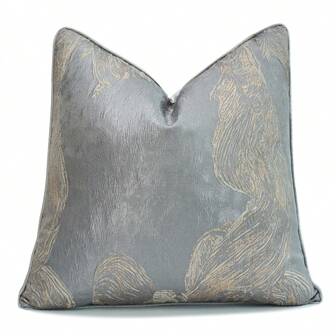 1 st High Precision Örngott, Modern Light Luxury Kuddfodral, Retro European Style Ambiance, American & Enkel Fransk Landsbygd, Premium Enfärgad Kinesisk Stil Light Luxury Kudde, Soffa Vardagsrum High-End Ryggstödskudde, Deluxe Kudde med Kuddkärna, Sängkuddsöverdrag, För utomhus/hotell/villa, 30x50cm/45x45cm/50x50cm/60x60cm (kuddkärna ingår ej)