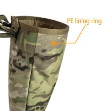 Tactical Bag For Foraging Airsoft Lightweight Molle Roll Up Dump Pouch 500D Nylon Collection Pouch Mag Pouch Accessory Bag For Paintball Softair Hiking - Multicolor - View 4