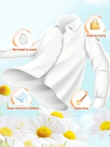 1/2/5 件便携式洗涤剂笔 - 便携式免冲洗织物清洁剂,低气味 - 即时清除油脂和污渍,非常适合外出使用 - 多色 - 查看 7