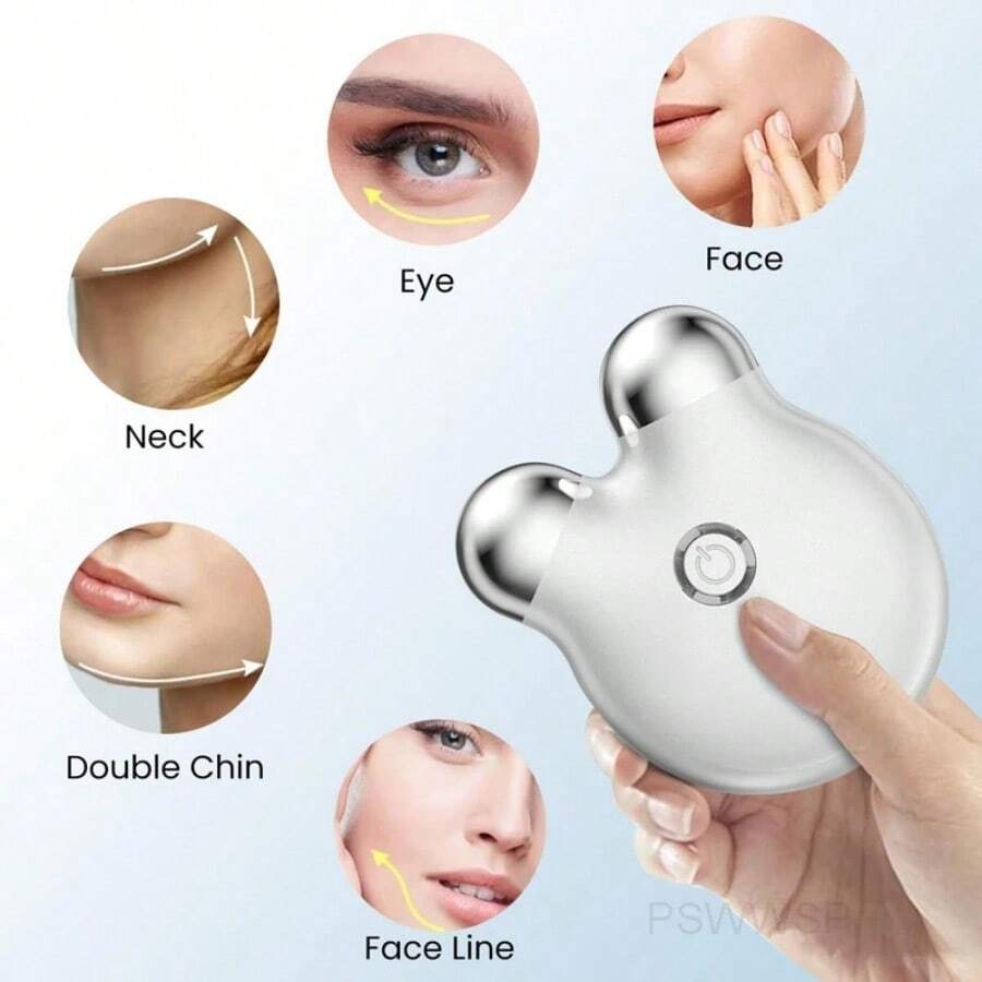 Mini Micro Current EMS Beauty Instrument Portable Rollers Face  Massager EMS Delicate Contour Lifting Firming Skin Care