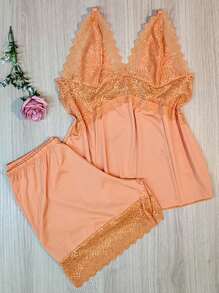 Women Nightgowns & Sleepshirts - Orange - View 1