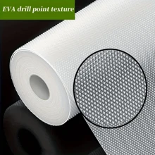 1ロール プレミアム ドット柄/ラインストーン 凹凸 EVA素材キャビネットライナー、防水、防塵、滑り止め、キッチン、リビング、冷蔵庫、テーブルに適しています、自由にカットでき、お手入れが簡単な防湿マット