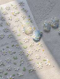 Naklejki na paznokcie 5D, 1 arkusz