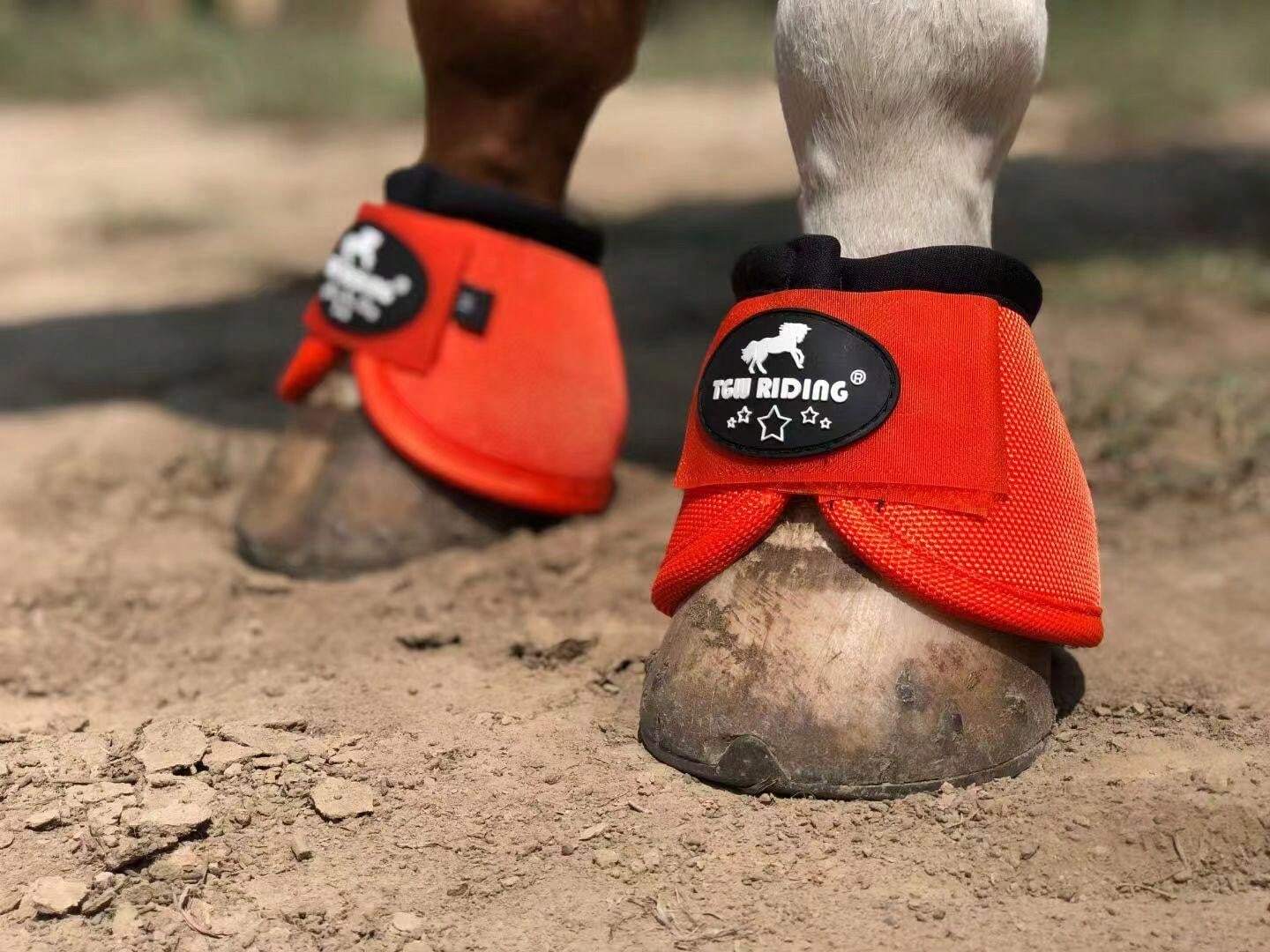 TGW RIDING 2520D Horse Bell Boots NoTurn Horse Bell Boots, Equine