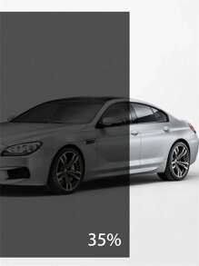 1 rollo de película de privacidad para ventanas, película autoadhesiva para ventana de vidrio de coche con VLT 5/15/25/35/50/70%, pegatinas de vidrio decorativas de vinilo opacas que bloquean el sol - Negro - Ver 38