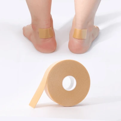 1 Cuộn, Miếng Băng Dính Vỉ, Miếng Đệm Gót Chân Chống Trộm, Băng Xốp, Da Nốt Ruồi Chống Thấm Cho Bàn Chân, Miếng Dán Chăm Sóc Bàn Chân Cho Bàn Tay, Gót Chân, Ngón Chân Giảm Đau Ma Sát