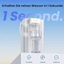 Waterdrop Instant Eletric Water Filter Jug, 3.5L 3 Months Water Filter Outdoor Drinking Water System, Reduces Limescale, Chlorine, Lead, Mercury, PFAS, PFOA/PFOS, White (With 1,757 Liter Filter) - trắng - Xem 4