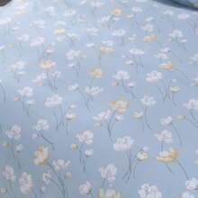 3pcs Printed Brushed Bedding Set Including 1 Fitted Sheet And 2 Pillowcases, No Comforter, Suitable For Hotel, Dorm, Bedroom, Guesthouse