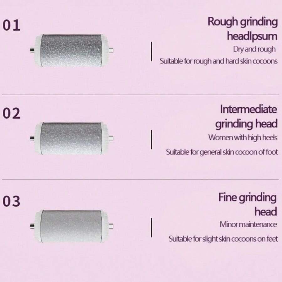 2024 New Electric Foot File Digital Display Electric Waterproof Washing