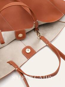 STEPHIECATHY Old Moeny, Nhẹ, Thường ngày dành cho doanh nhân trẻ và trung niên Túi xách đeo chéo sang trọng kiểu Âu và Mỹ dung tích lớn dành cho nữ sinh viên đại học, tân binh và nhân viên văn phòng Hoàn hảo cho văn phòng, đại học, công sở, kinh doanh, đi làm, ngoài trời, du lịch, đi chơi, túi công sở hợp thời trang dành cho phụ nữ, lý tưởng cho sự thanh lịch hàng ngày và những dịp đặc biệt - màu nâu - Xem 5