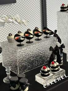 10/15/20/30 件黑色甜点杯慕斯杯塑料甜点杯可重复使用，冰淇淋杯，适合夏季烘焙、生日、派对、婚礼、甜点桌、饮料杯、咖啡杯 - 彩色 - 查看 3