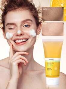 100g Sữa Rửa Mặt Nghệ, Làm Sạch Lỗ Chân Lông & Tẩy Trang, Kiểm Soát Dầu & Sản Phẩm Chăm Sóc Da Tươi Mát - Màu vàng - Xem 1