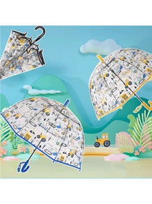 Umbrellas And Rain Hat Umbrellas - Black - View 1