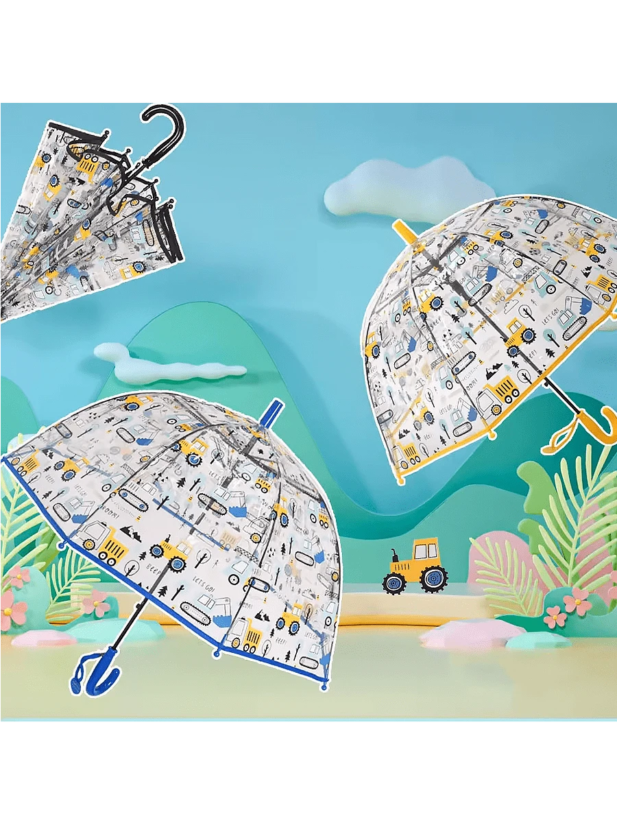 Umbrellas And Rain Hat Umbrellas - Black - View 1