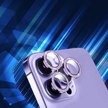 闪粉苹果15 Promax手机镜头膜15兼容Iphone14镜头贴纸13摄像头保护贴 - 彩色 - 查看 4