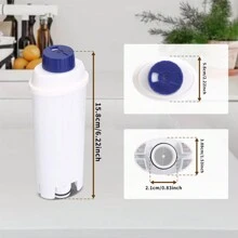 2 Packs Coffee Filters DLSC002, Replacement Filter Cartridges Compatible With ECAM, ESAM, ETAM, BCO, EC Series Coffee Machines - White - View 4