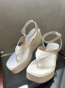 Women Platforms & Wedge Sandals - Blanco - Ver 3