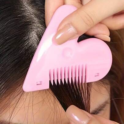 Pink Public Hair Trimmer For Women Portable Female Privates Secret Intimate Shaping Tool Hair Razor Comb Cutter Comb