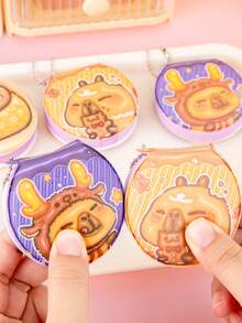 1入組Carpe Diem減壓便箋，創意減壓可撕式便攜小筆記本，帶鑰匙扣，每冊78張 - 彩色 - 查看 6