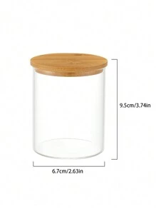 1/2/3/4/6 包 Qtip 支架分配器梳妆台药瓶带盖，化妆圆垫/牙线签架，浴室必备罐子配件浴室整理罐梳妆台整理器