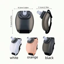 1 Chai Nước Thể Thao Cổ Tay, Dành Cho Xe Đạp, Marathon, Đi Bộ Đường Dài, Ngoài Trời, Di Động Hydrat Hóa Dụng Cụ - màu đen - Xem 2