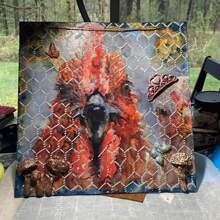 16 件几何图案模板，适用于木材、砖块、心形、圆点、单元格、齿轮、方形、线条、树形、纹理、抽象瓷砖模板、蜂窝模板，适用于墙壁、剪贴簿、饼干、家具、地板装饰、返校、学校用品等绘画 - 白色 - 查看 4